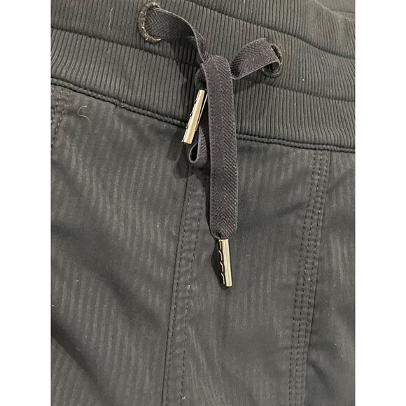 Lululemon Black Dance Studio Capri-Length Drawstring Athletic Pants Size 8 With - Picture 6 of 7